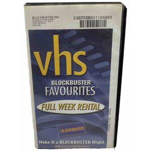 Blockbuster Favourites Video Analyze This VHS Full Week Rental Clamshell Case